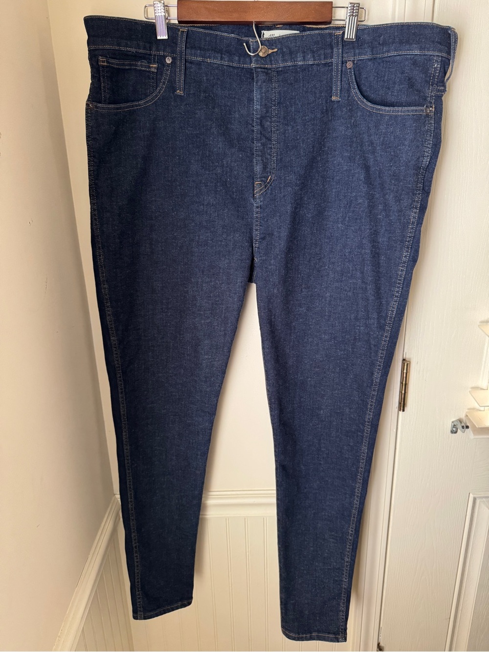 Madewell Dark Blue Denim High Rise Skinny Jeans Size 36T